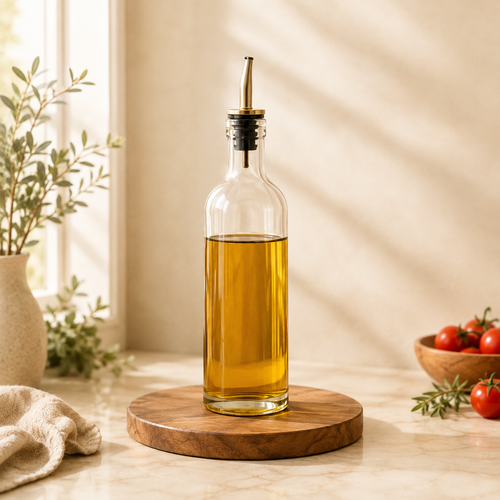 Ivorenae™ Glass Olive Oil Dispenser with Pour Spout